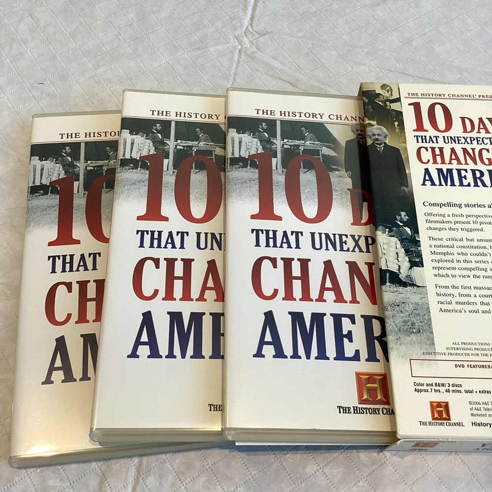 History Channel DVD Set 10 Days That Unexpectedly Changed America